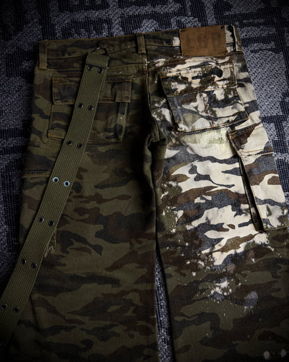 LGB Tactical Camo Bell Flared Pants