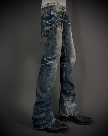 Jackrose Vintage Whiskered Fade J-Cut Denim