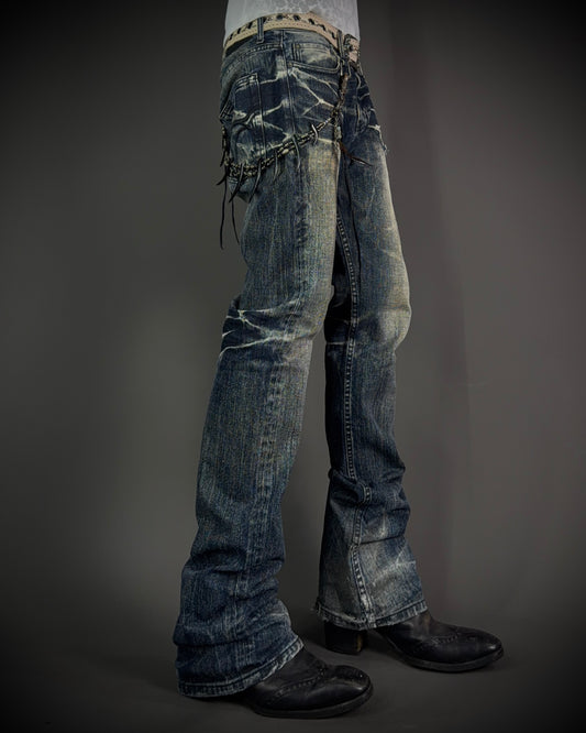 Jackrose Vintage Whiskered Fade J-Cut Denim