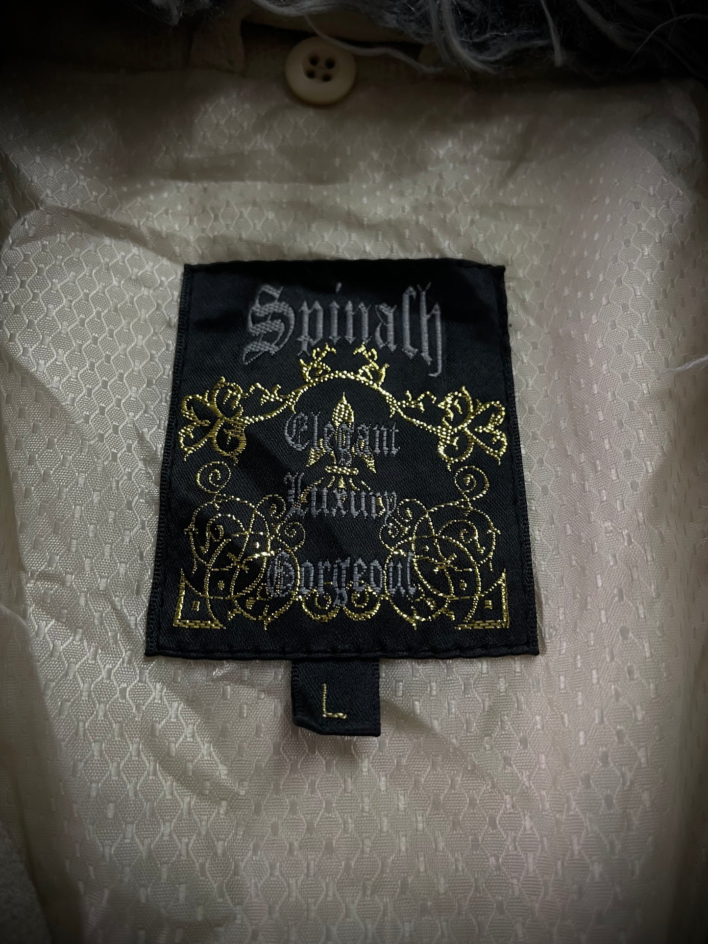 Spinach Multizip Fur Jacket