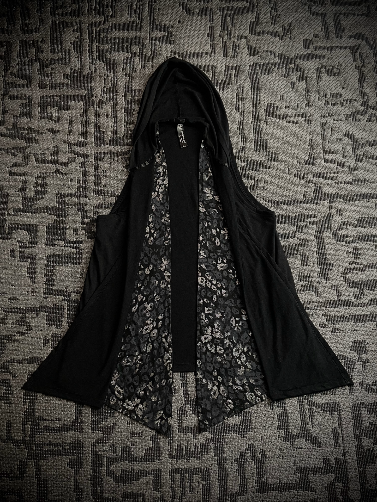 Launching Pad Leopard Glitter Hooded Vest