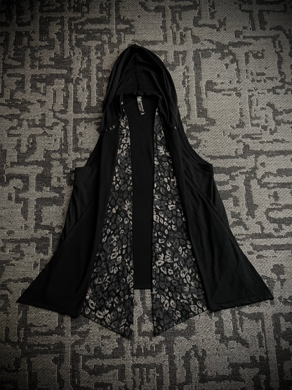 Launching Pad Leopard Glitter Hooded Vest