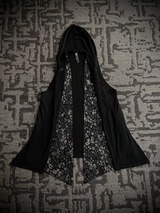 Launching Pad Leopard Glitter Hooded Vest