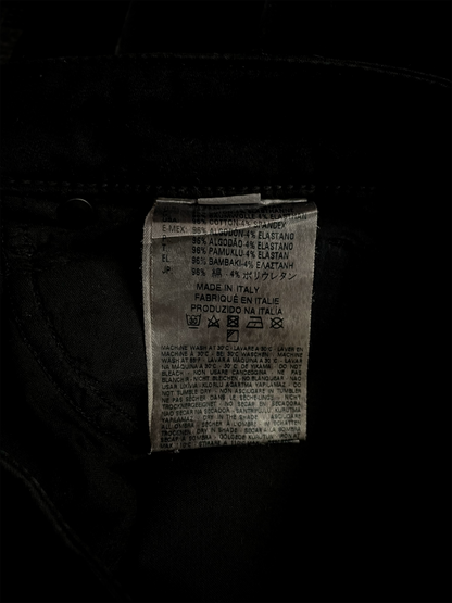 Diesel Black Gold Biker Coated Jeans