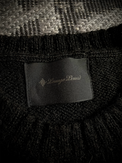 Lounge lizard Stripe Wool knit Sweater