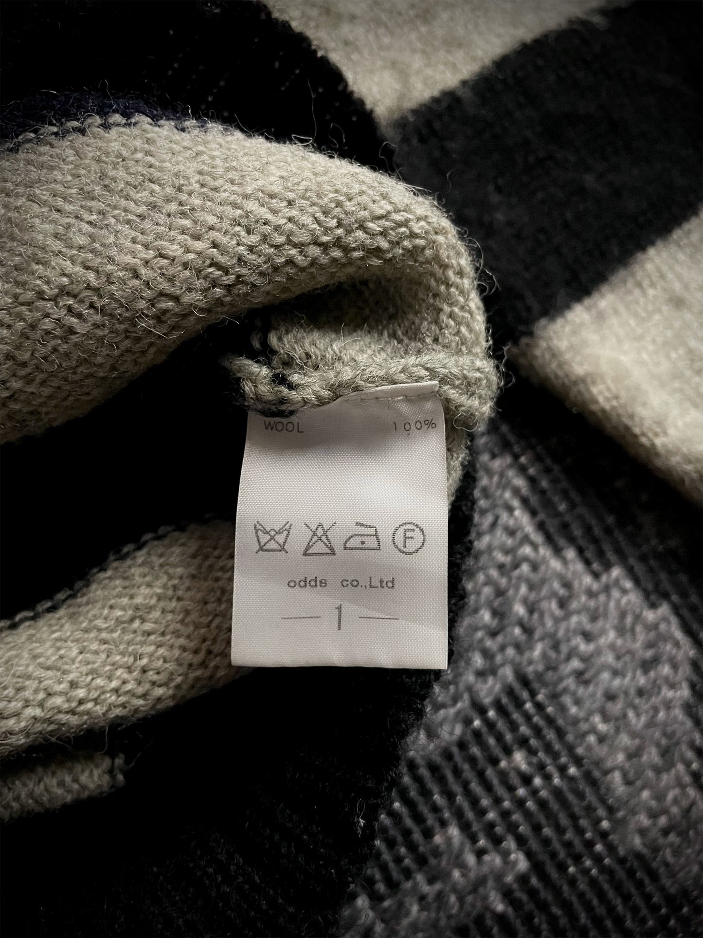 Lounge lizard Stripe Wool knit Sweater