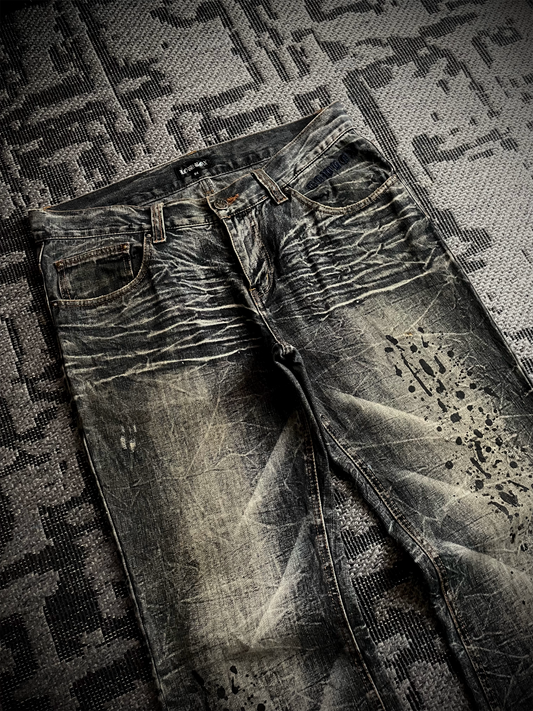 Lowbox Glitter Bootcut Flared Jeans