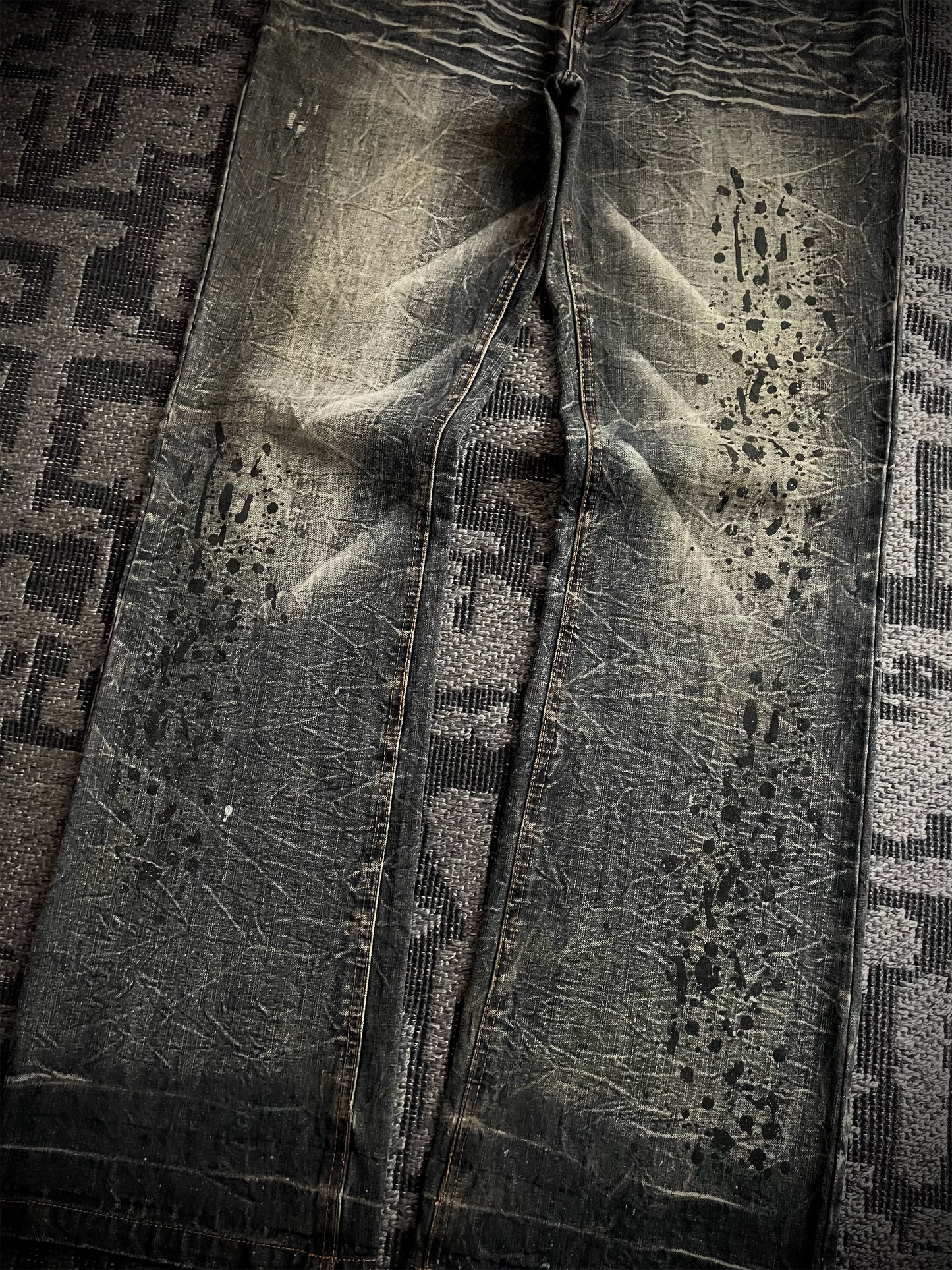 Lowbox Glitter Bootcut Flared Jeans