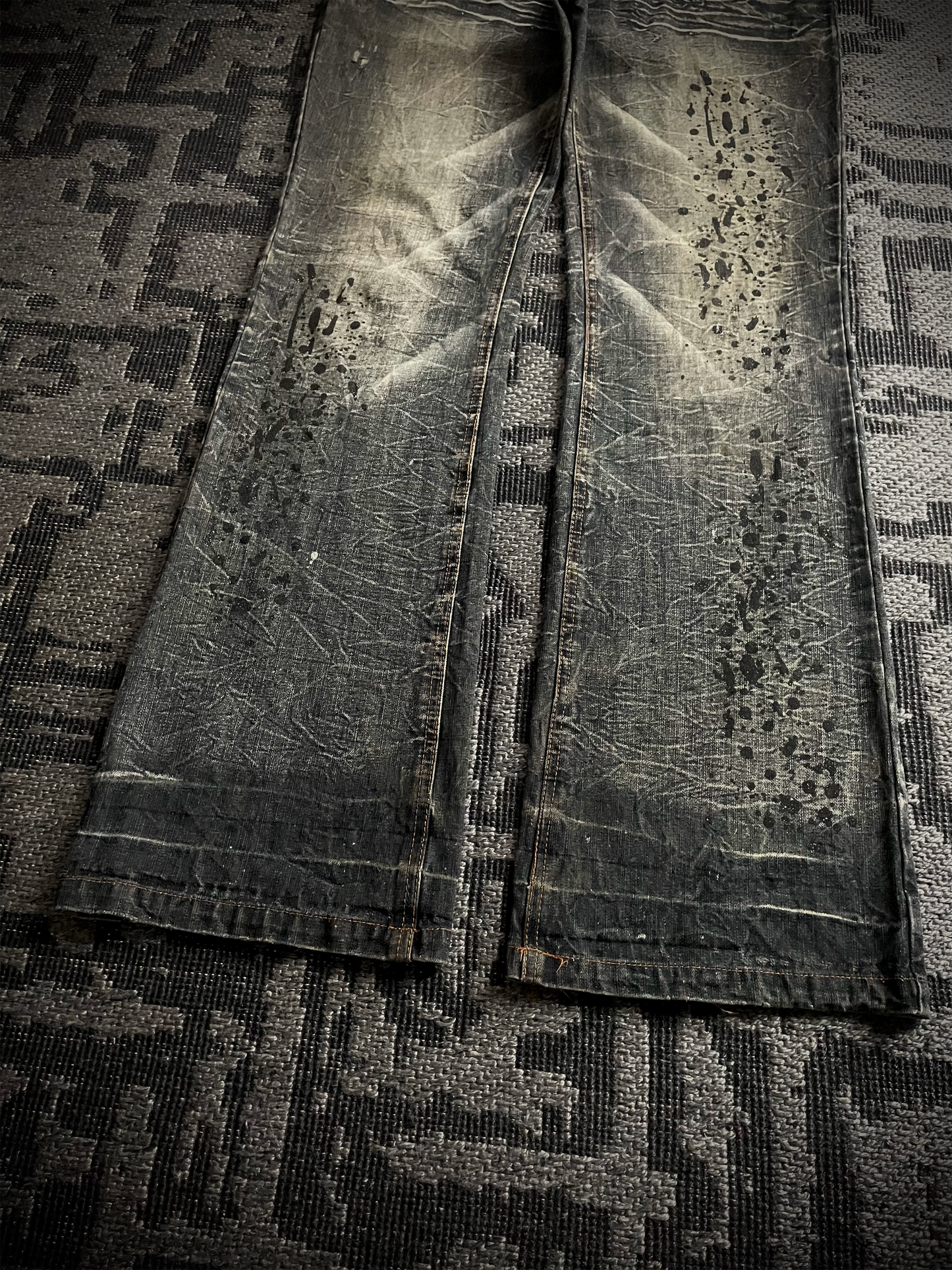 Lowbox Glitter Bootcut Flared Jeans