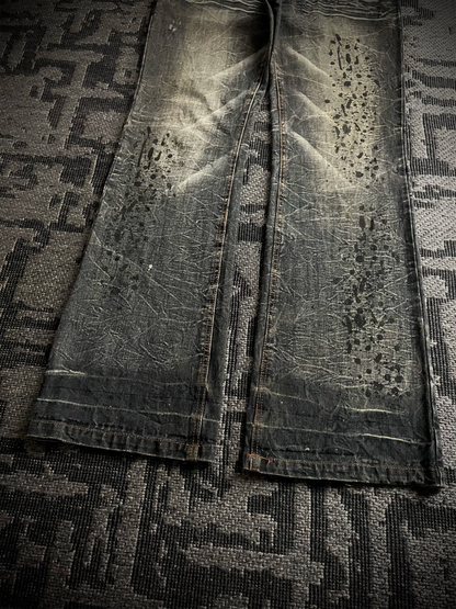 Lowbox Glitter Bootcut Flared Jeans