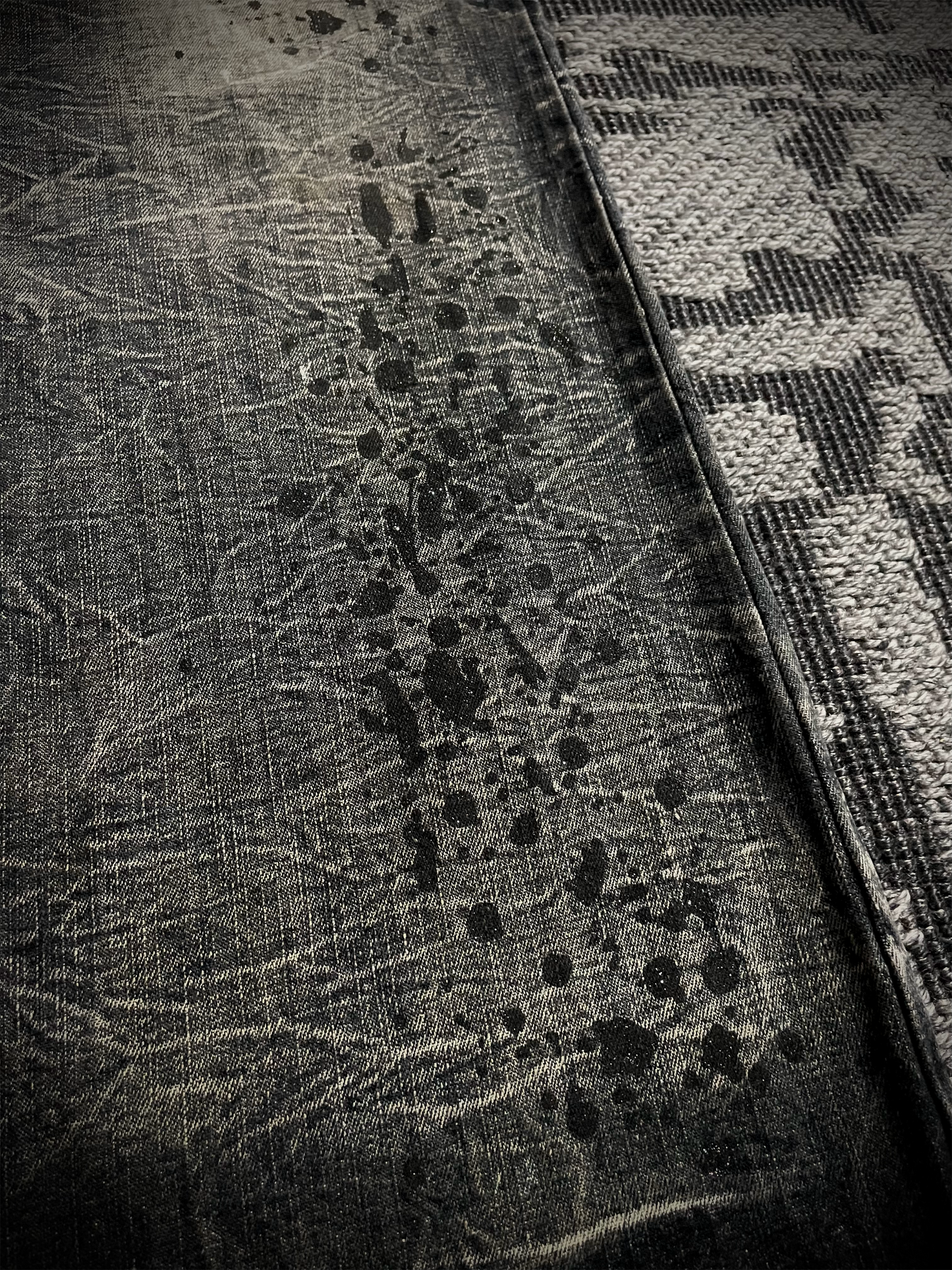 Lowbox Glitter Bootcut Flared Jeans