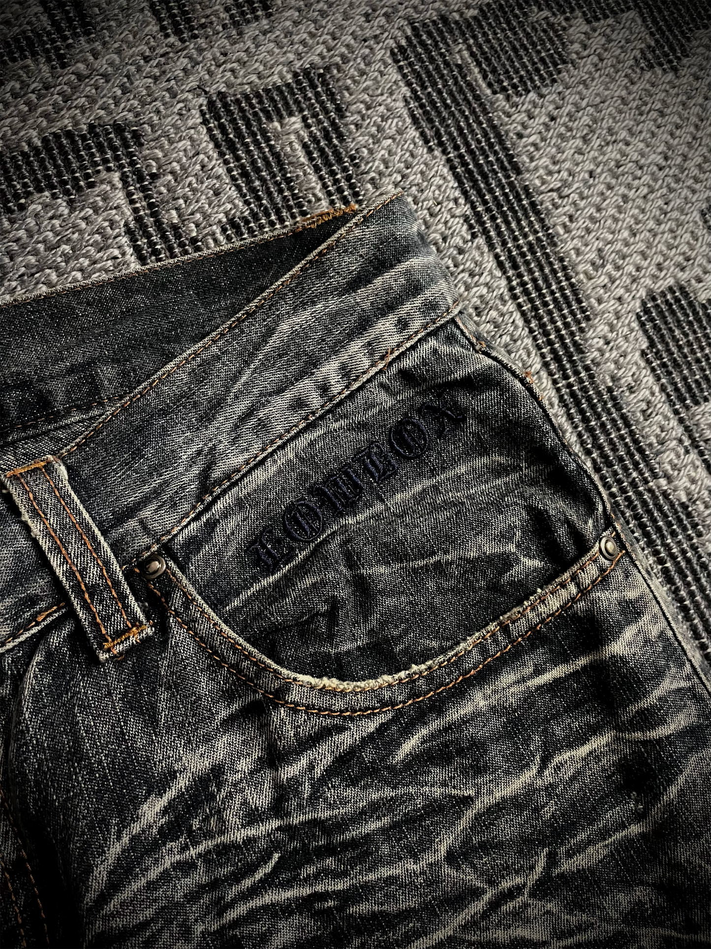 Lowbox Glitter Bootcut Flared Jeans