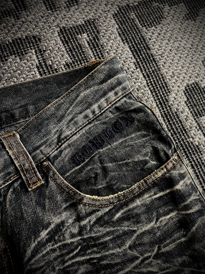 Lowbox Glitter Bootcut Flared Jeans