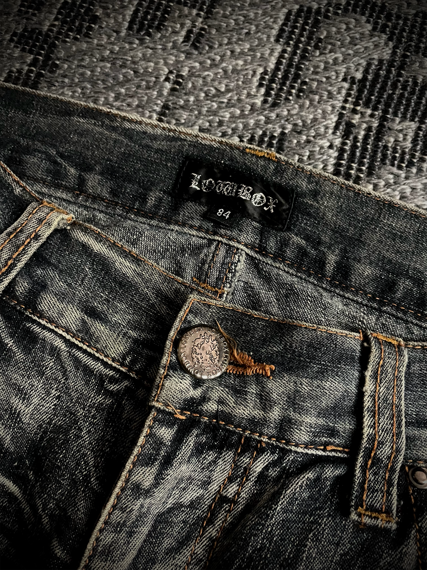 Lowbox Glitter Bootcut Flared Jeans