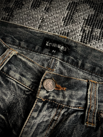 Lowbox Glitter Bootcut Flared Jeans