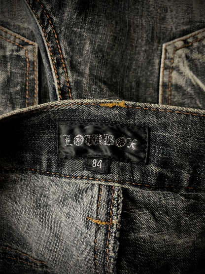 Lowbox Glitter Bootcut Flared Jeans