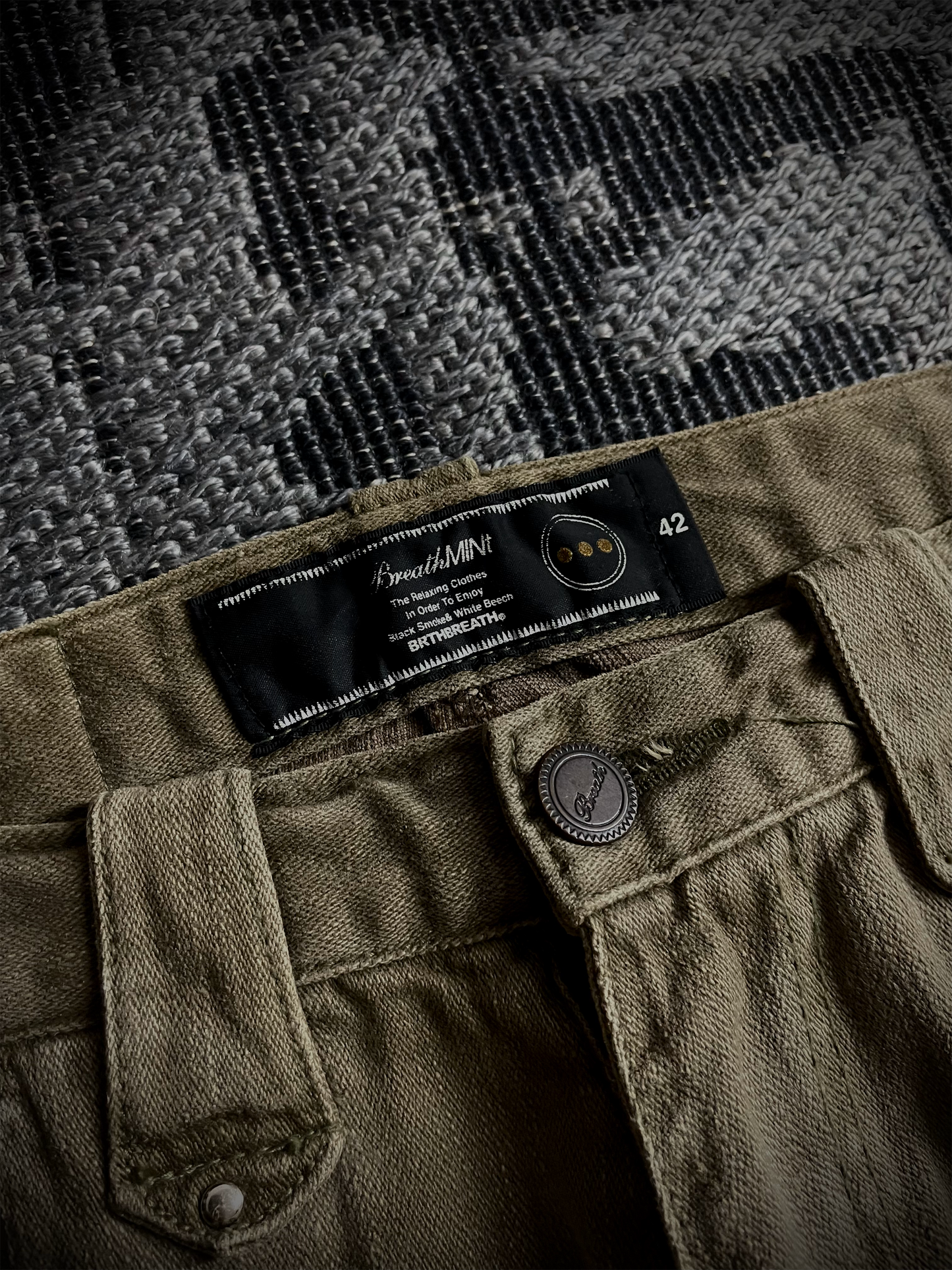 Breath Mint Camo Bootcut Flared Pants