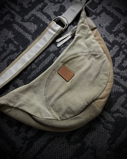 Rebirth To Tabula Rasa Multi-Fur Panel Leather Shoulder Bag