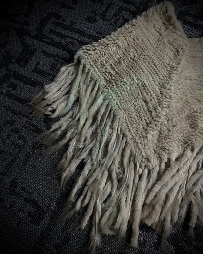 G.O.A Rabbit Fur Poncho