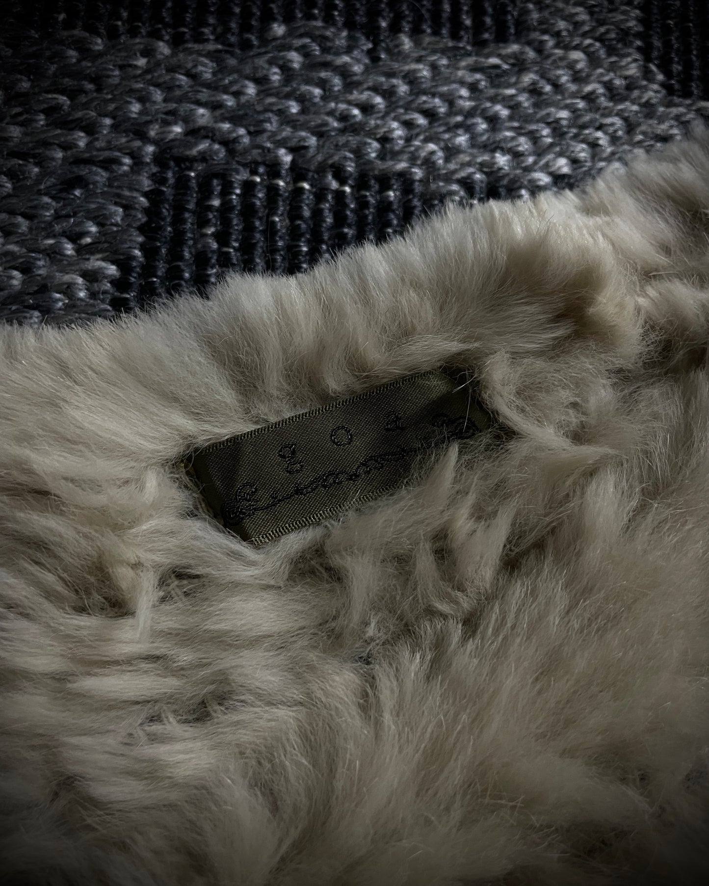 G.O.A Rabbit Fur Poncho