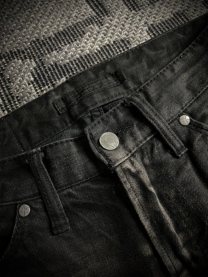 Fuga Claw Marks Distressed Flared Jeans