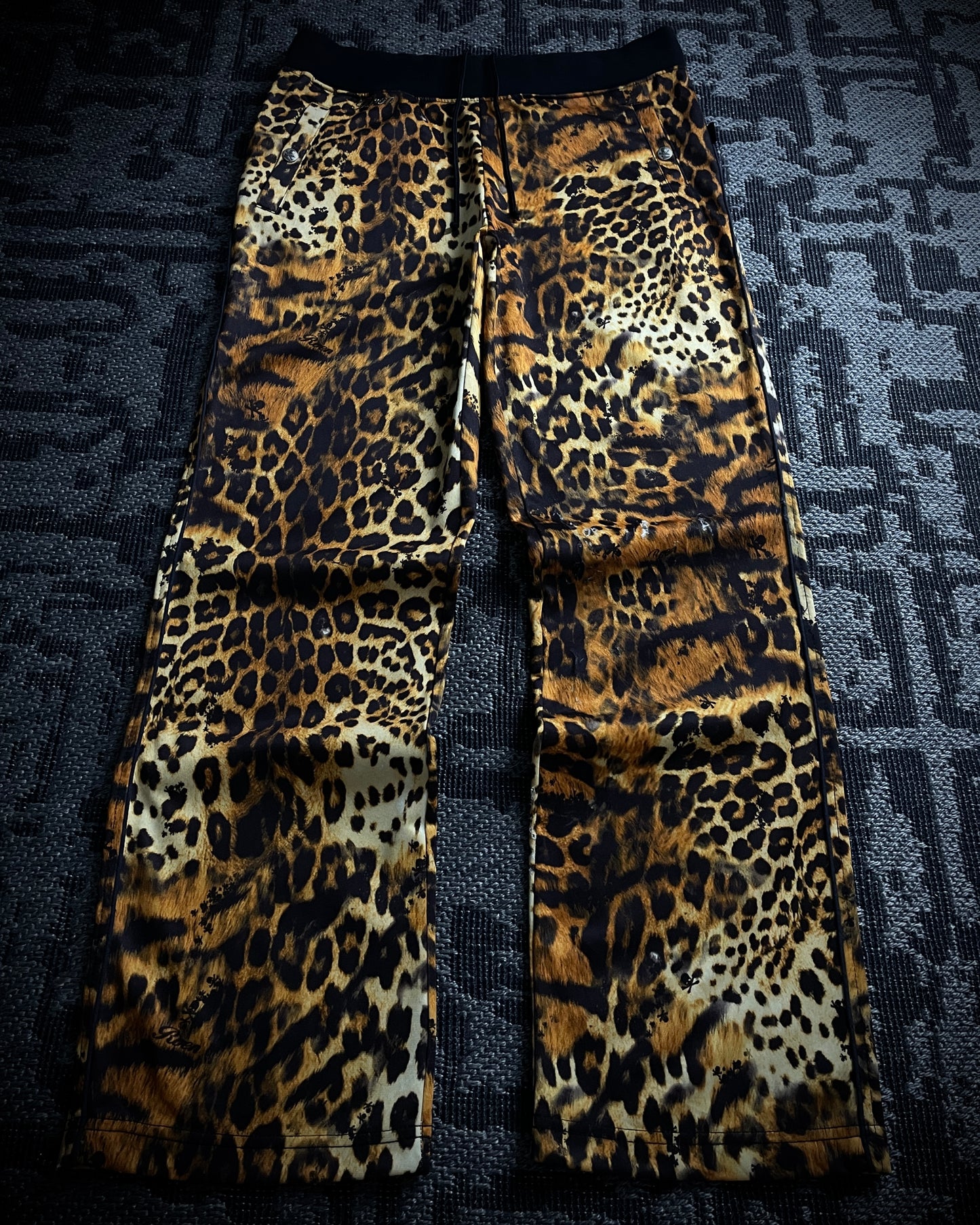 Roen Leopard Print Sweatpants