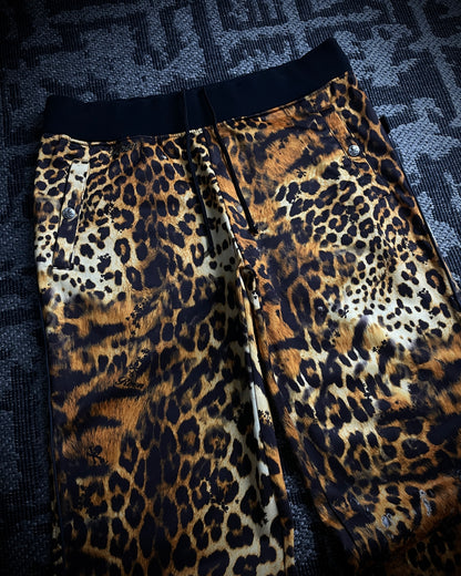 Roen Leopard Print Sweatpants