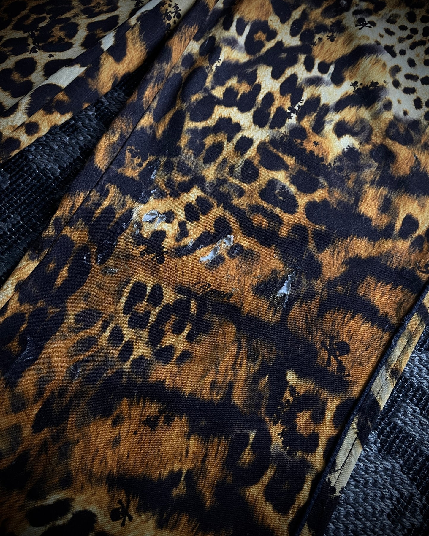 Roen Leopard Print Sweatpants
