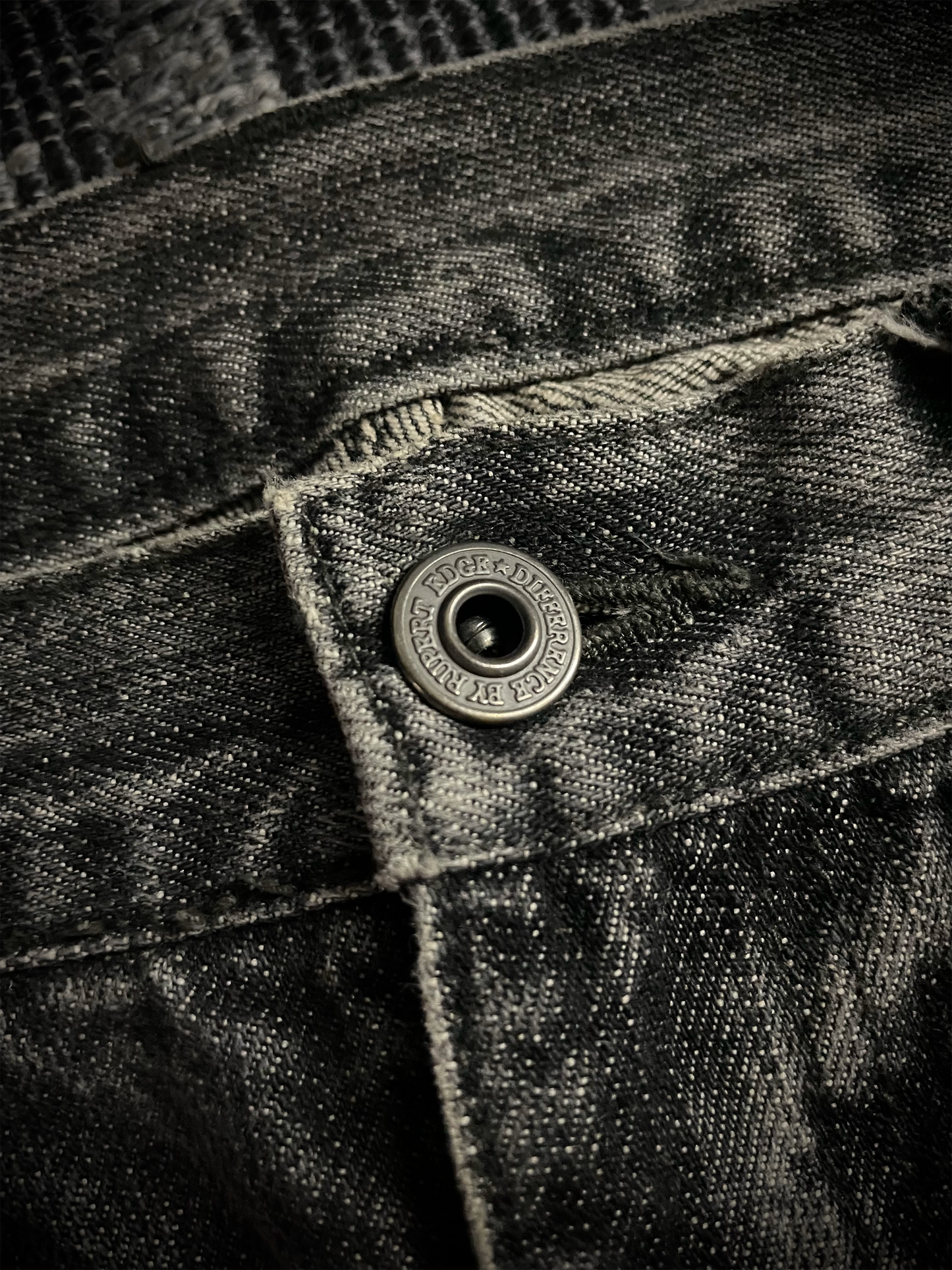 Edge Rupert Abstract Distressed Flared Jeans