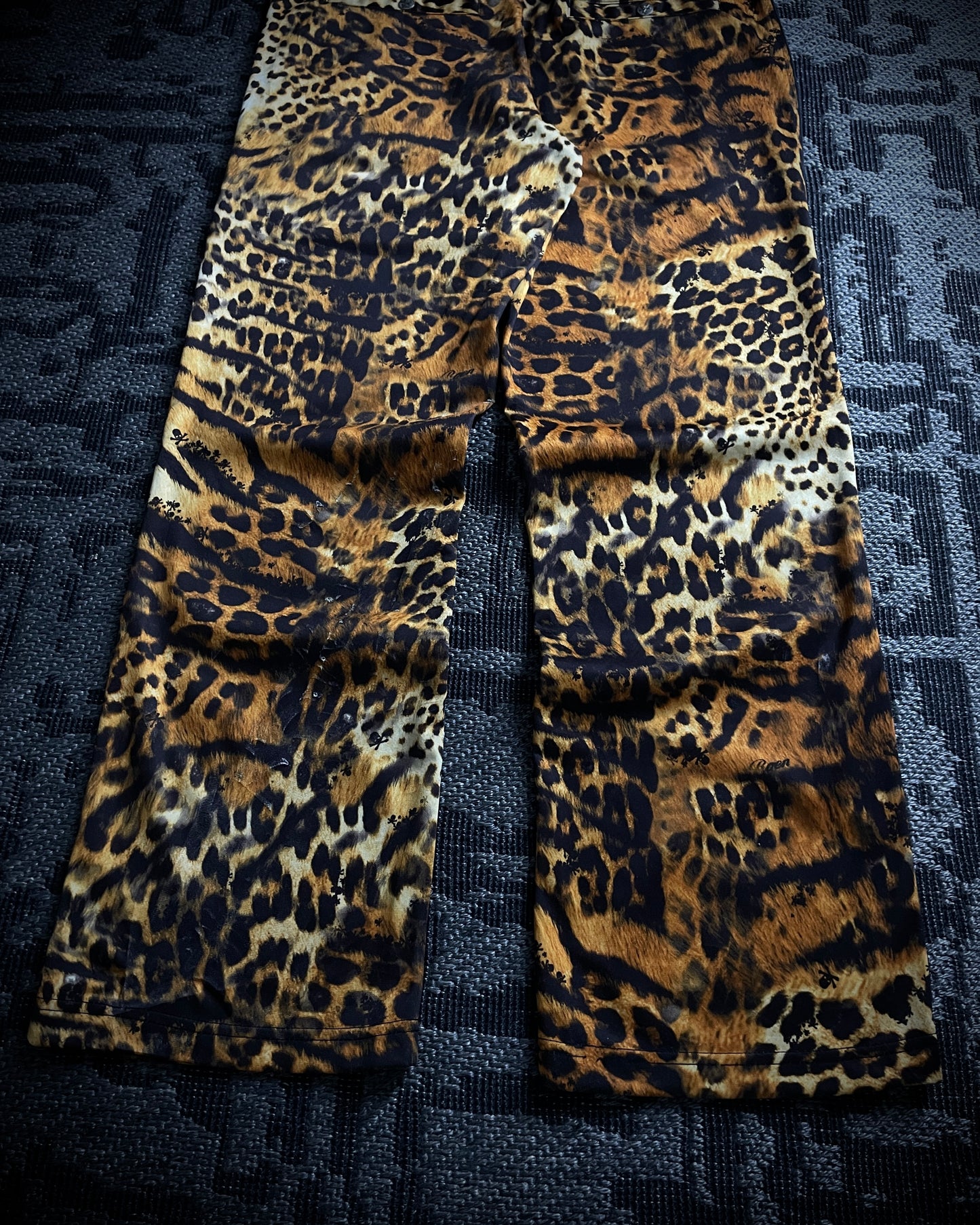 Roen Leopard Print Sweatpants