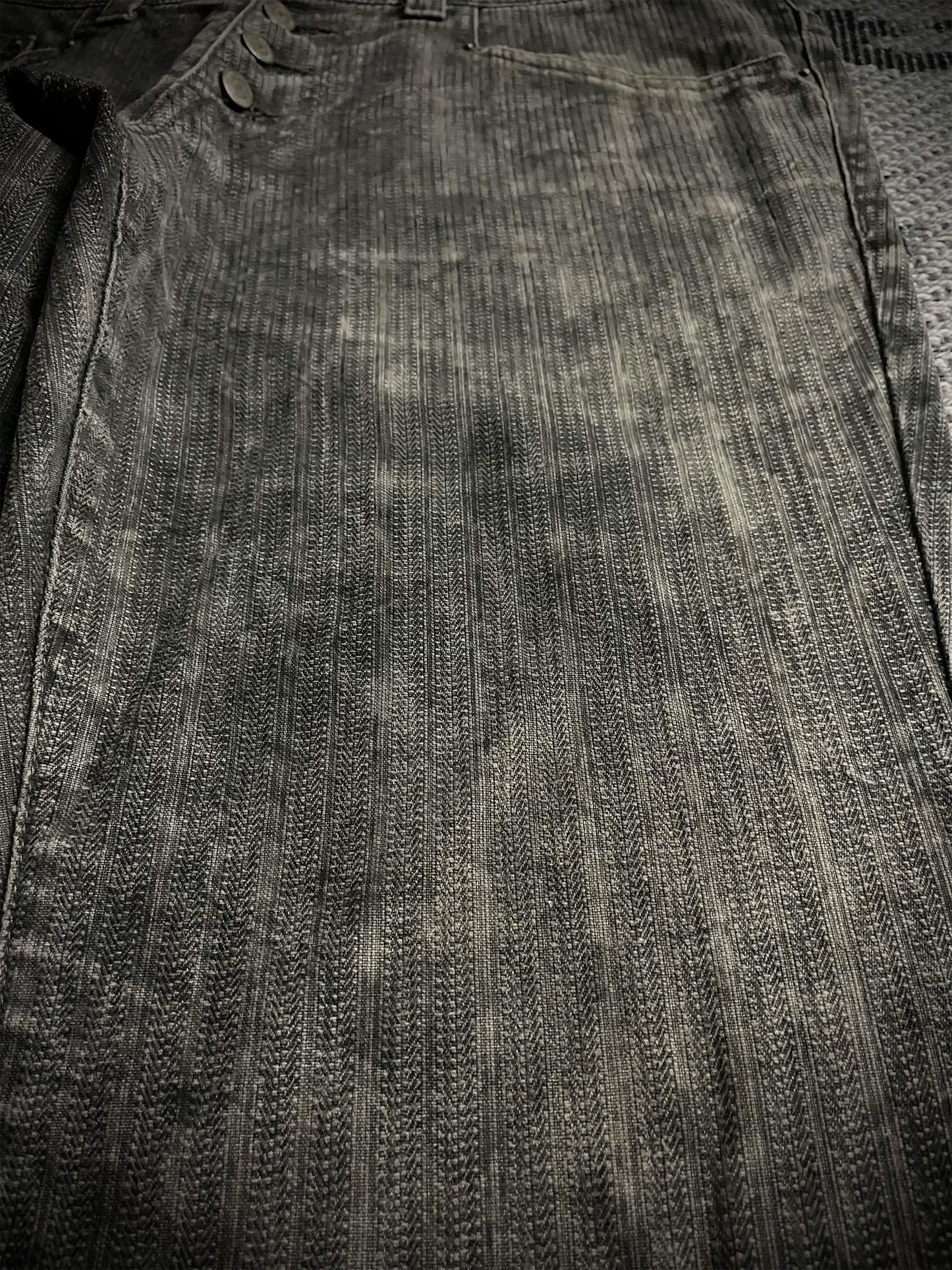 Tornado Mart Back Lace Up Flared Pants