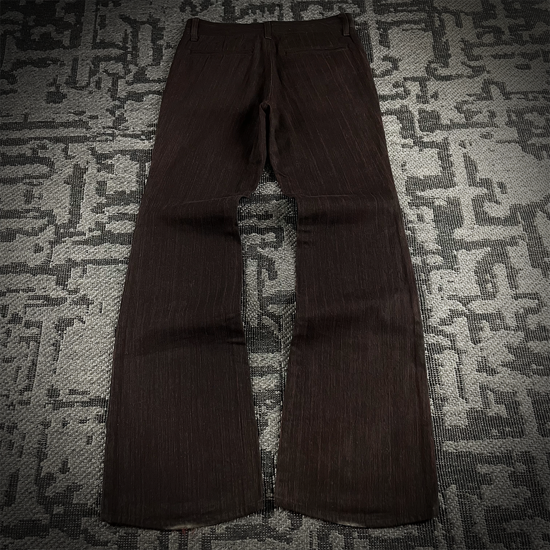 5351 Pour Les Homme Red Striped Flared Pants