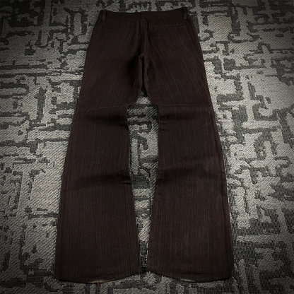 5351 Pour Les Homme Red Striped Flared Pants