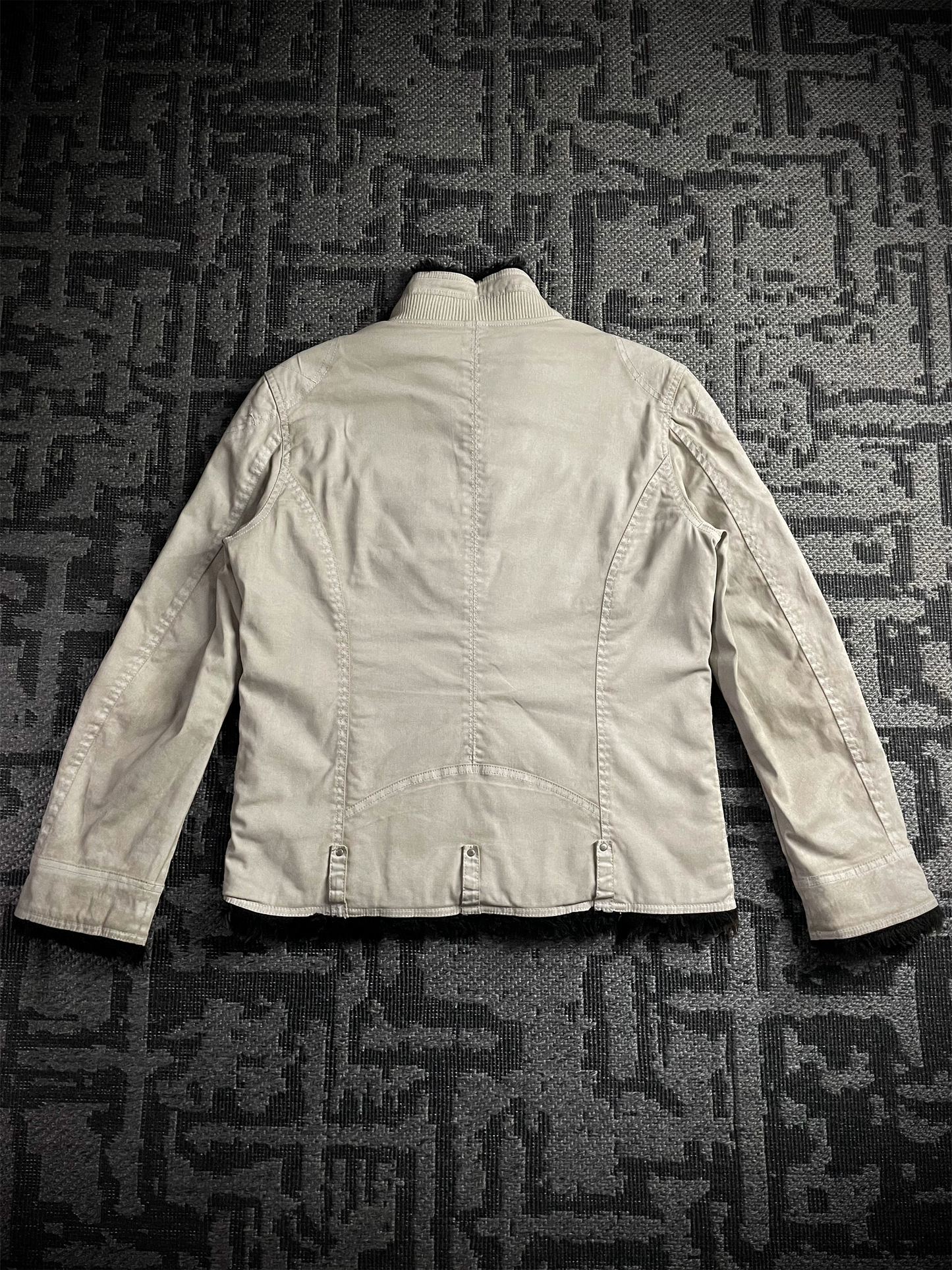 Unstable 2000's Japanese Worn Out Fur Jacket