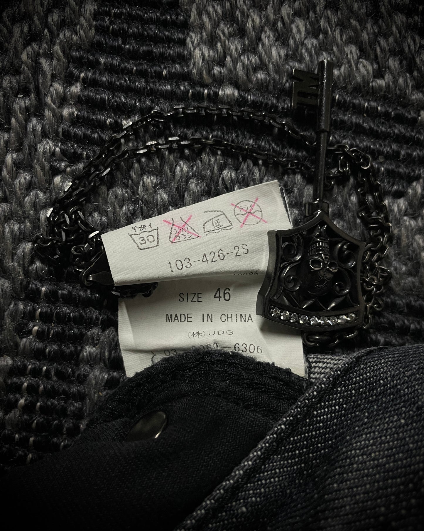 Vice Fairy Washed Grey Distressed Bootcut Jeans