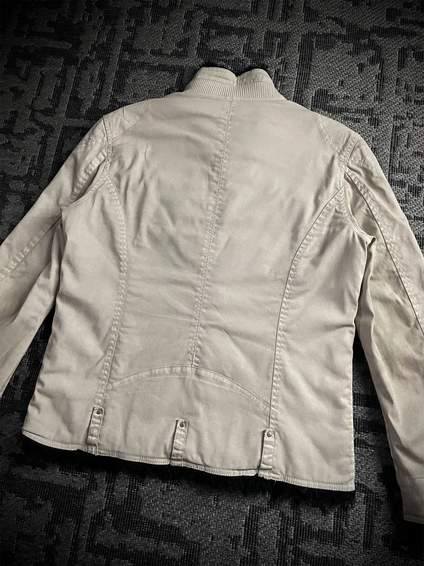 Unstable 2000's Japanese Worn Out Fur Jacket