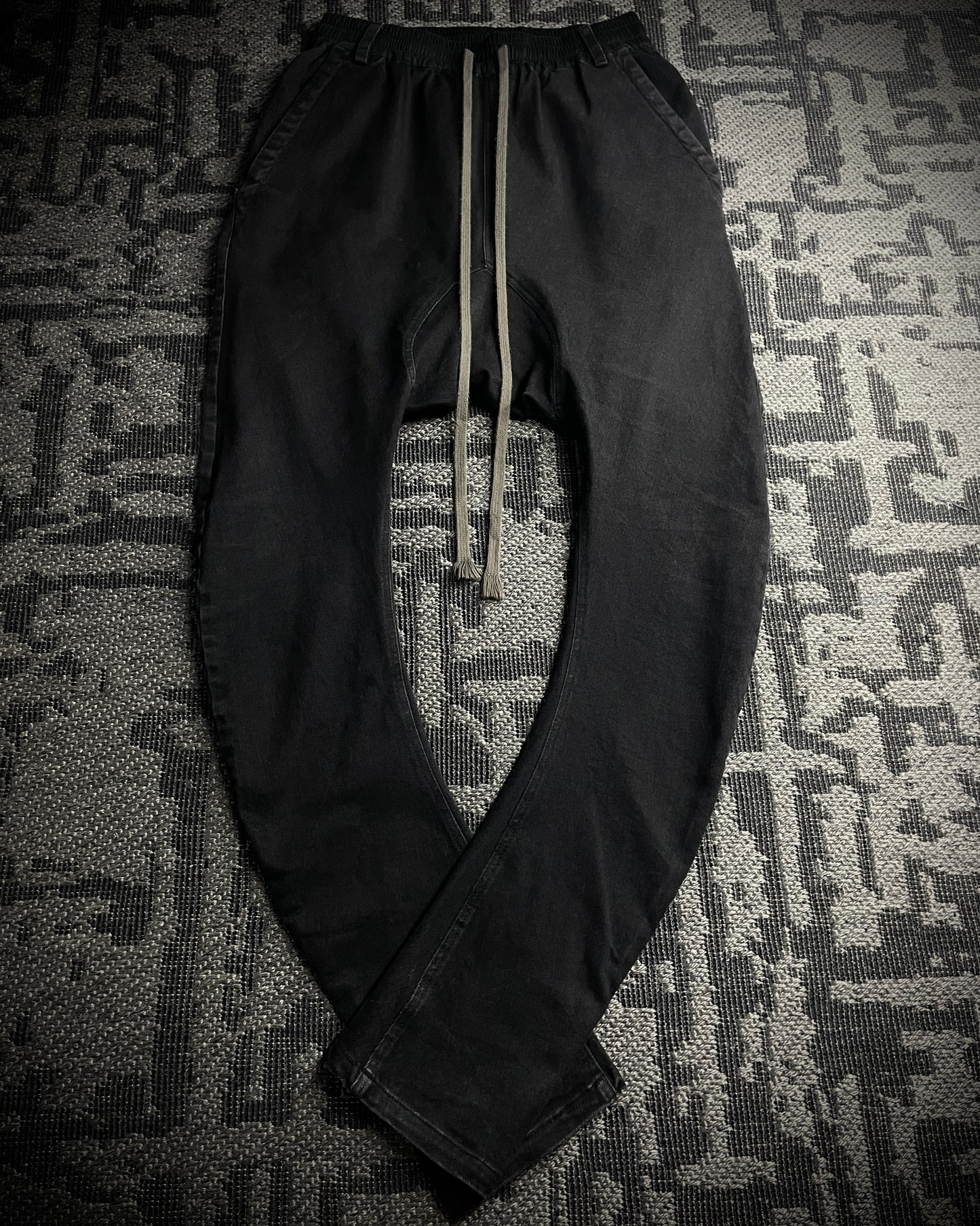 A.F ARTEFACT Sarouel Stretch Denim Skinny Black