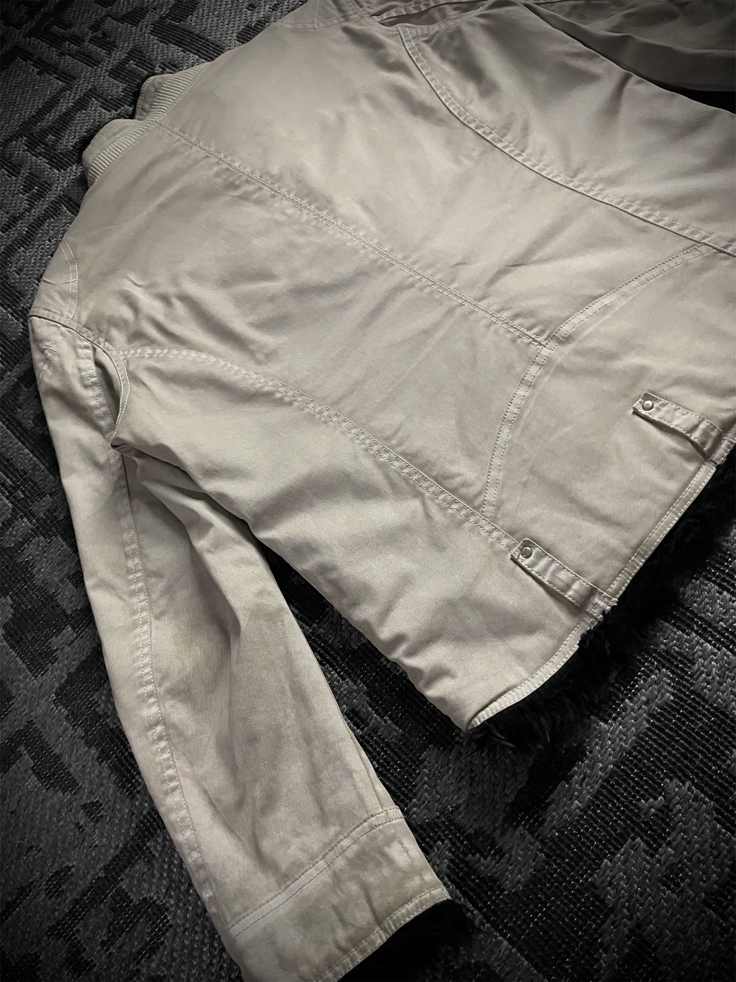 Unstable 2000's Japanese Worn Out Fur Jacket