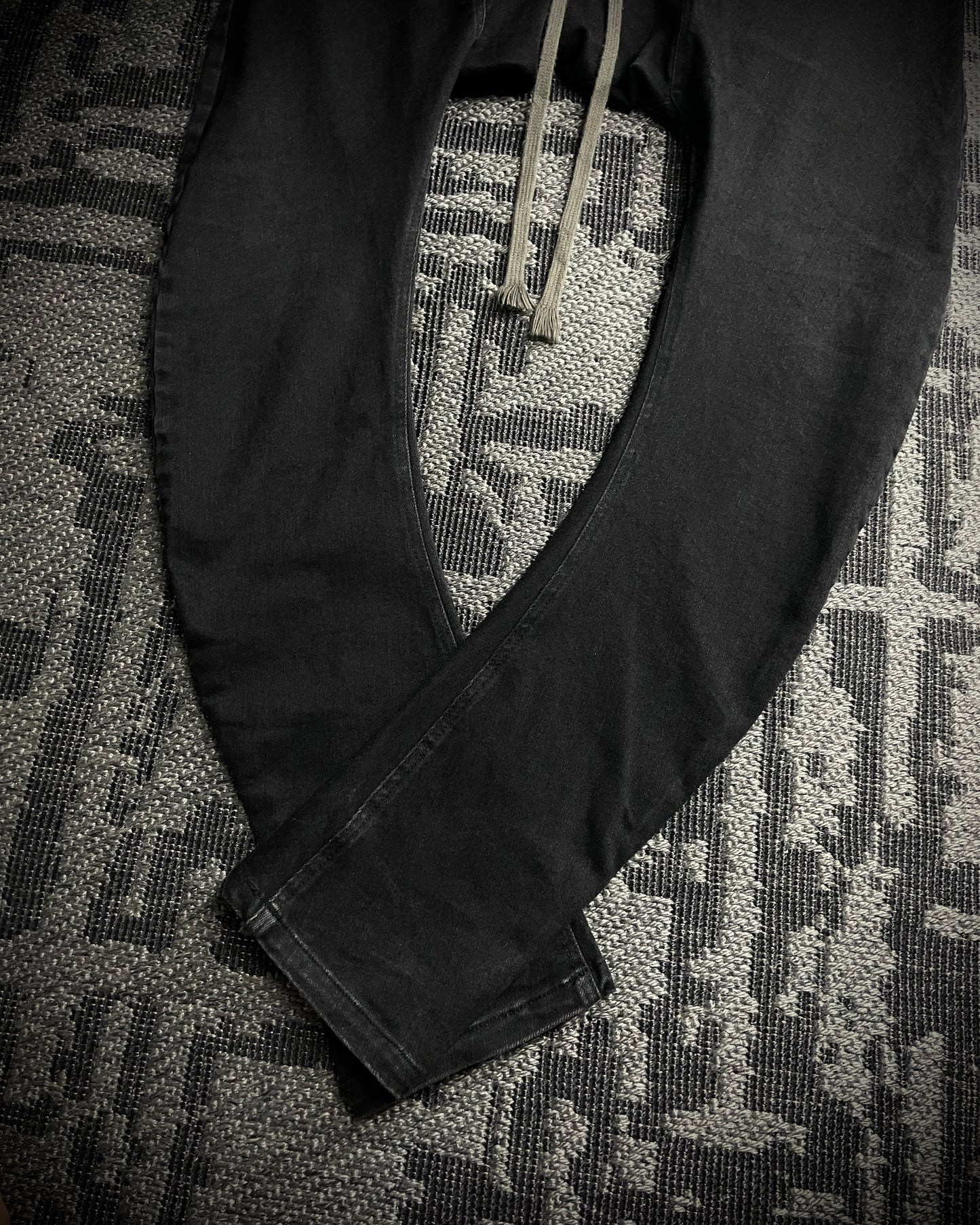 A.F ARTEFACT Sarouel Stretch Denim Skinny Black
