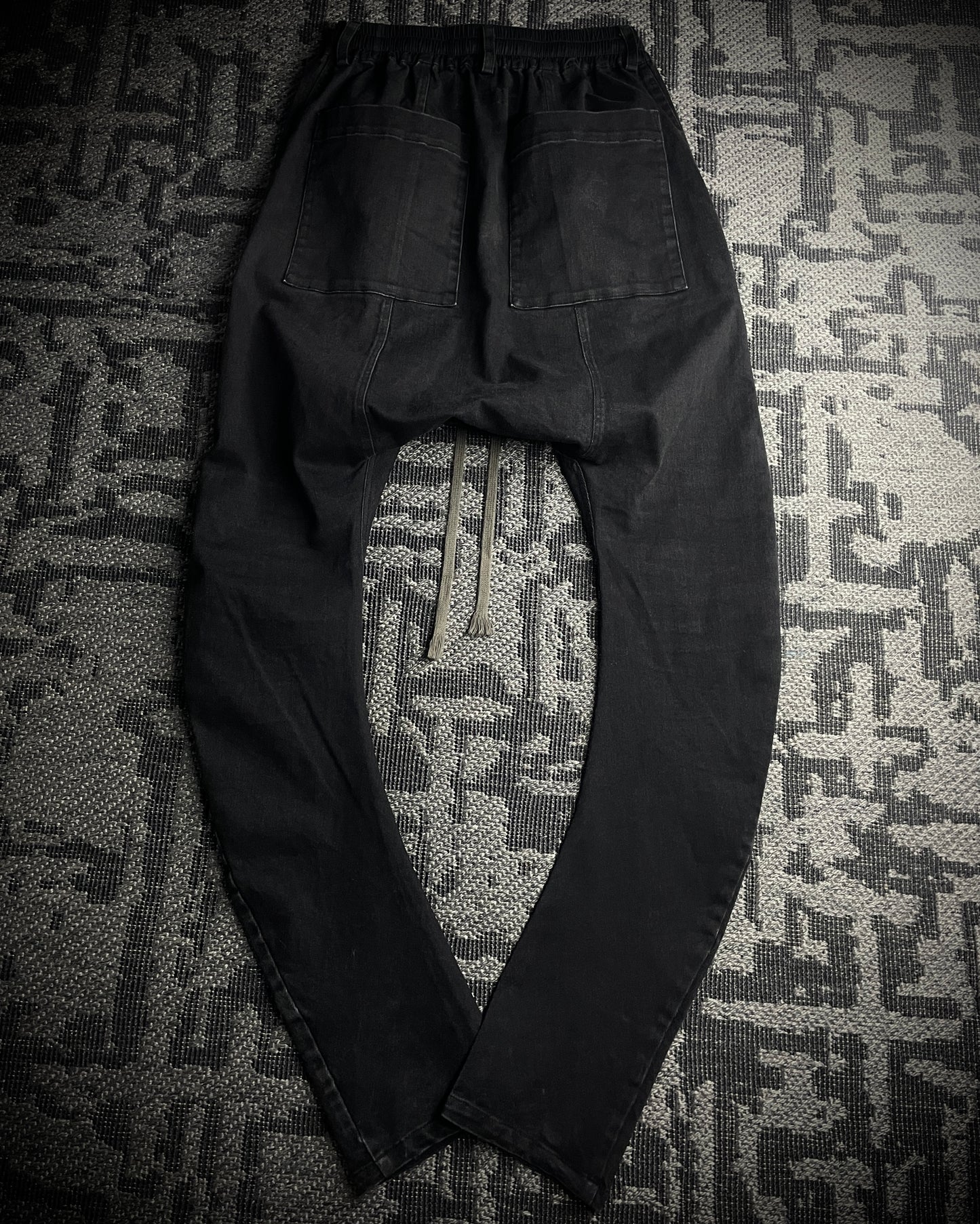 A.F ARTEFACT Sarouel Stretch Denim Skinny Black