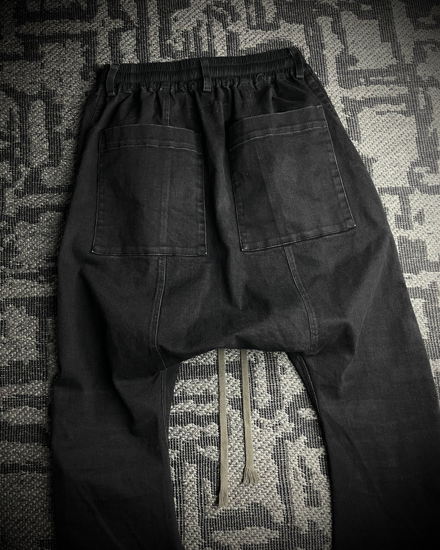 A.F ARTEFACT Sarouel Stretch Denim Skinny Black