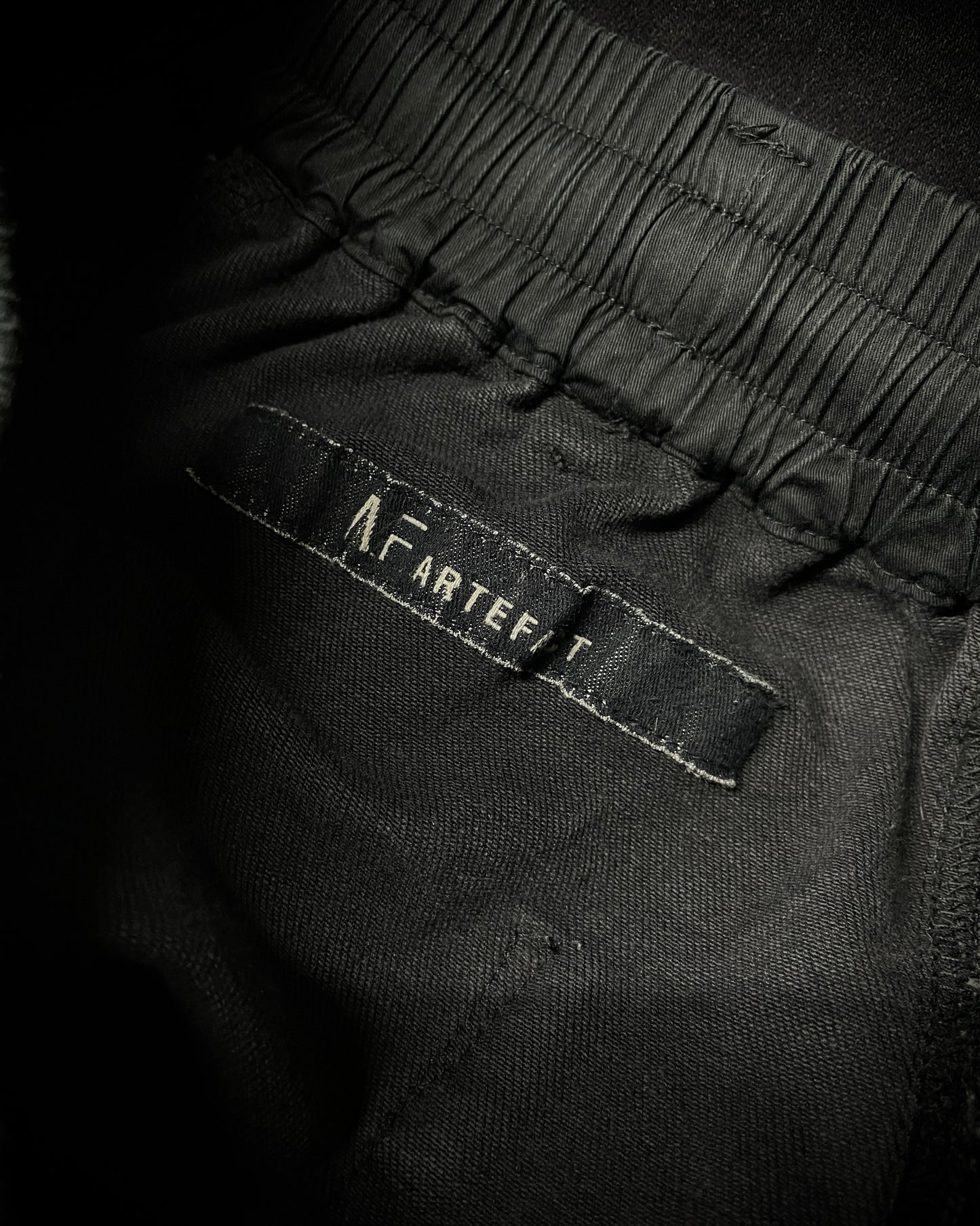 A.F ARTEFACT Sarouel Stretch Denim Skinny Black