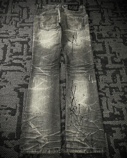 Lowbox Splash Glitter Boot Cut jeans