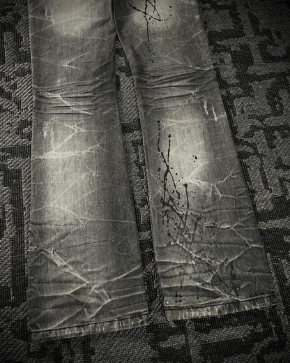 Lowbox Splash Glitter Boot Cut jeans