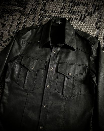 5351 Pour Les Homme Waxed Button Up Shirt