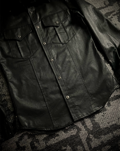 5351 Pour Les Homme Waxed Button Up Shirt