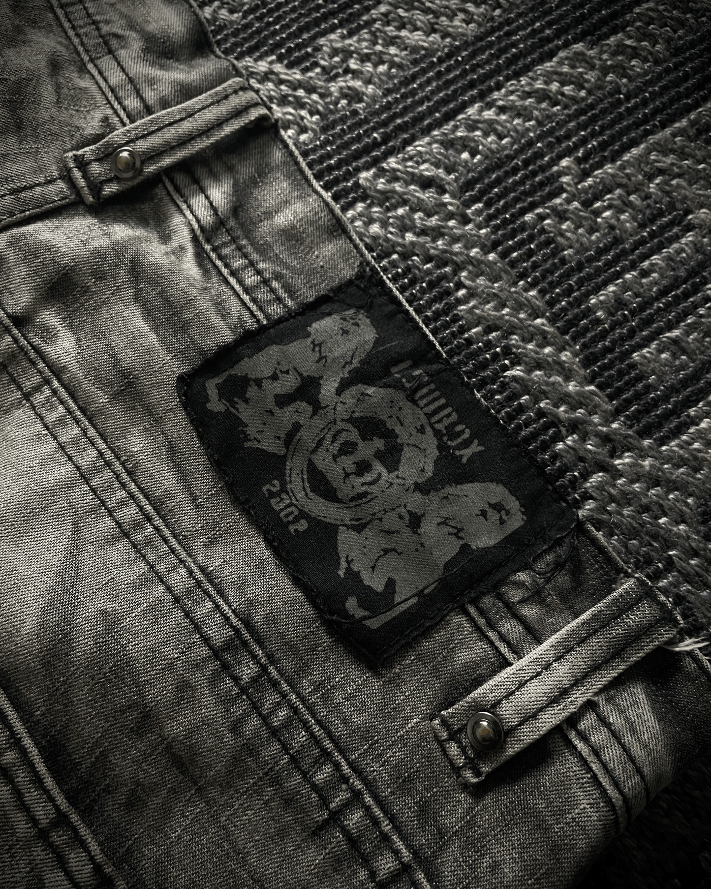 Lowbox Splash Glitter Boot Cut jeans