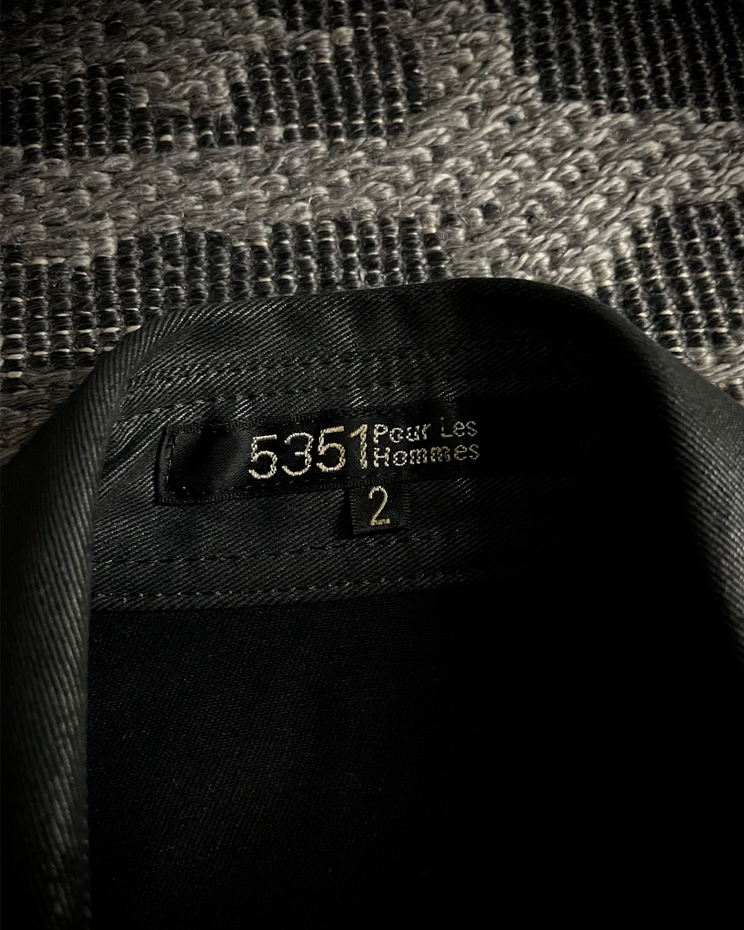 5351 Pour Les Homme Waxed Button Up Shirt