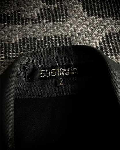 5351 Pour Les Homme Waxed Button Up Shirt