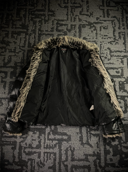 Sorridere Fur Puffer Down Jacket